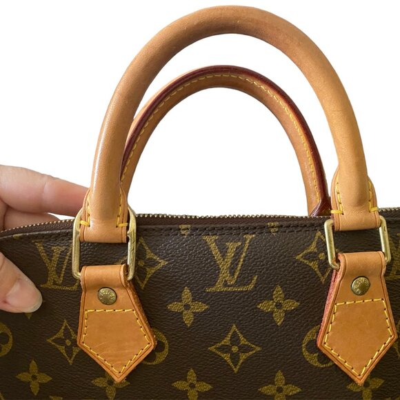 Authentic Louis Vuitton Monogram Alma PM Dome Satchel Bag - Picture 11 of 16